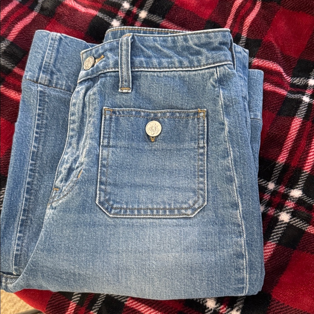 J. Crew ‘96 Denim Trouser Flare Jeans - Picture 2 of 11